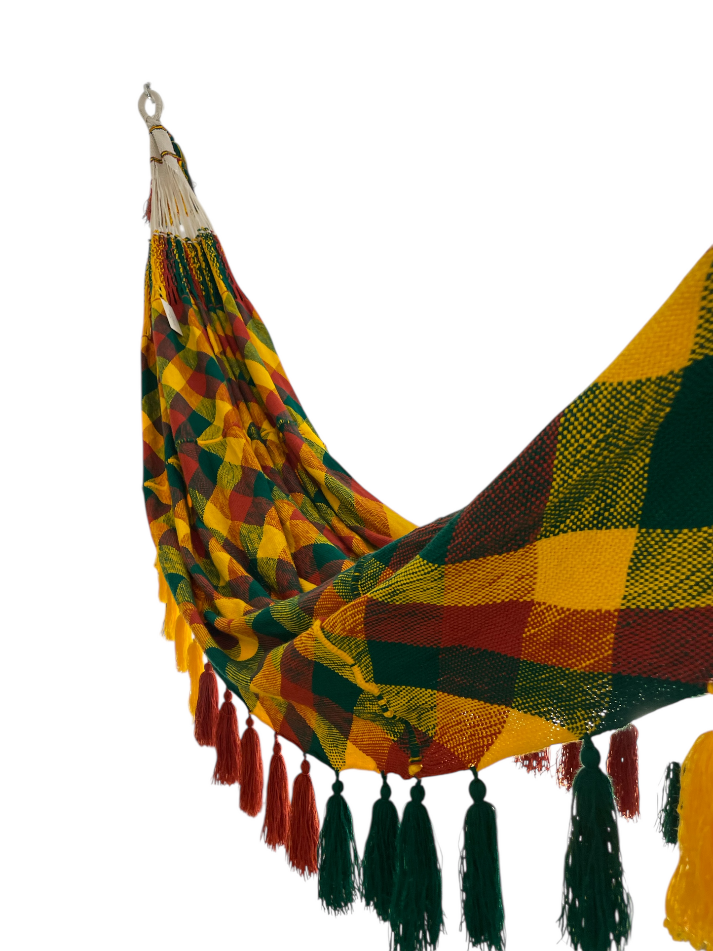 Hamac "Chinchorro" Uni Wayuù, DOP, tissé à la main. Dimensions 3,45 x 2,40 m
