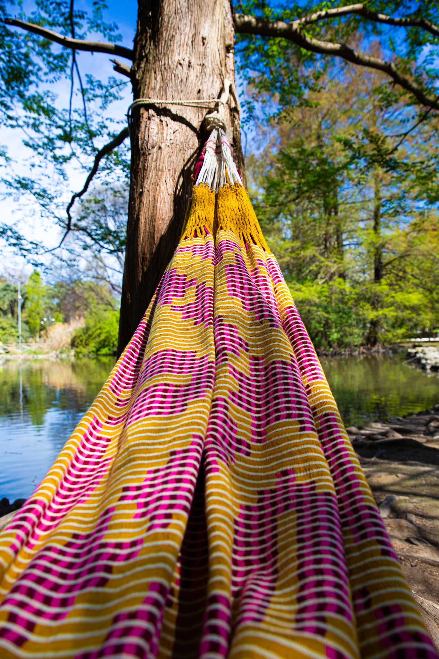 "CHINCHORRO" Wayuù Deluxe, D.O.P, Senape, MISURA 3,60 x 2,20 m