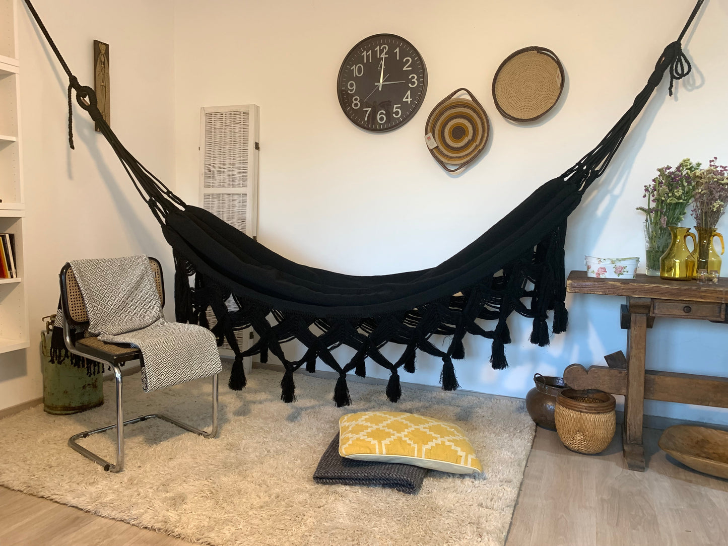 "HAMACA ESPINA DE PESCADO", Nera, Misura 3,60 x 1,60