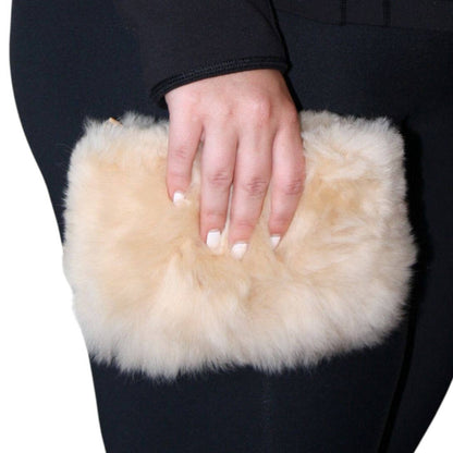 Borsa Pochette in Pelo di Alpaca