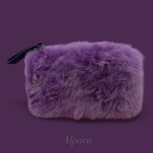 Borsa Pochette in Pelo di Alpaca