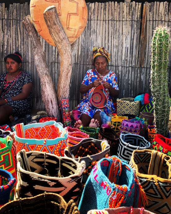 tessuti a mano  donne tessitrici  in svantaggio indigeni guajira colombia venezuela