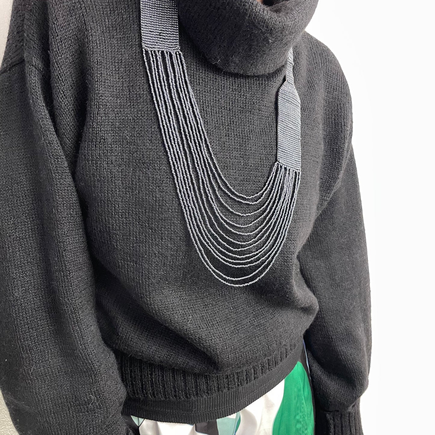 Collana Artigianale Embera Lungha in Perline di Vetro - Design Tradizionale e Anallergico