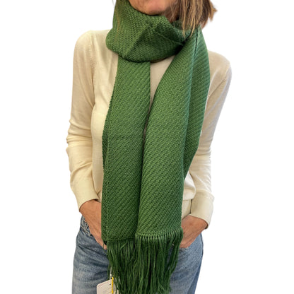 Hand-Woven Peruvian Alpaca Scarf - Natural Luxury