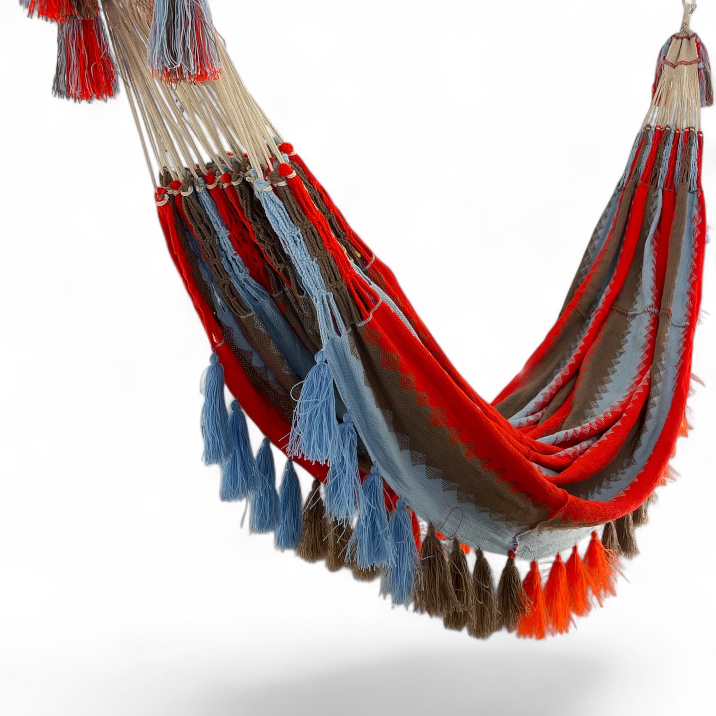 Amaca "Chinchorro" Wayuù Artigianale – Tessuto a Mano in La Guajira, [3,45 x 2,40 m]