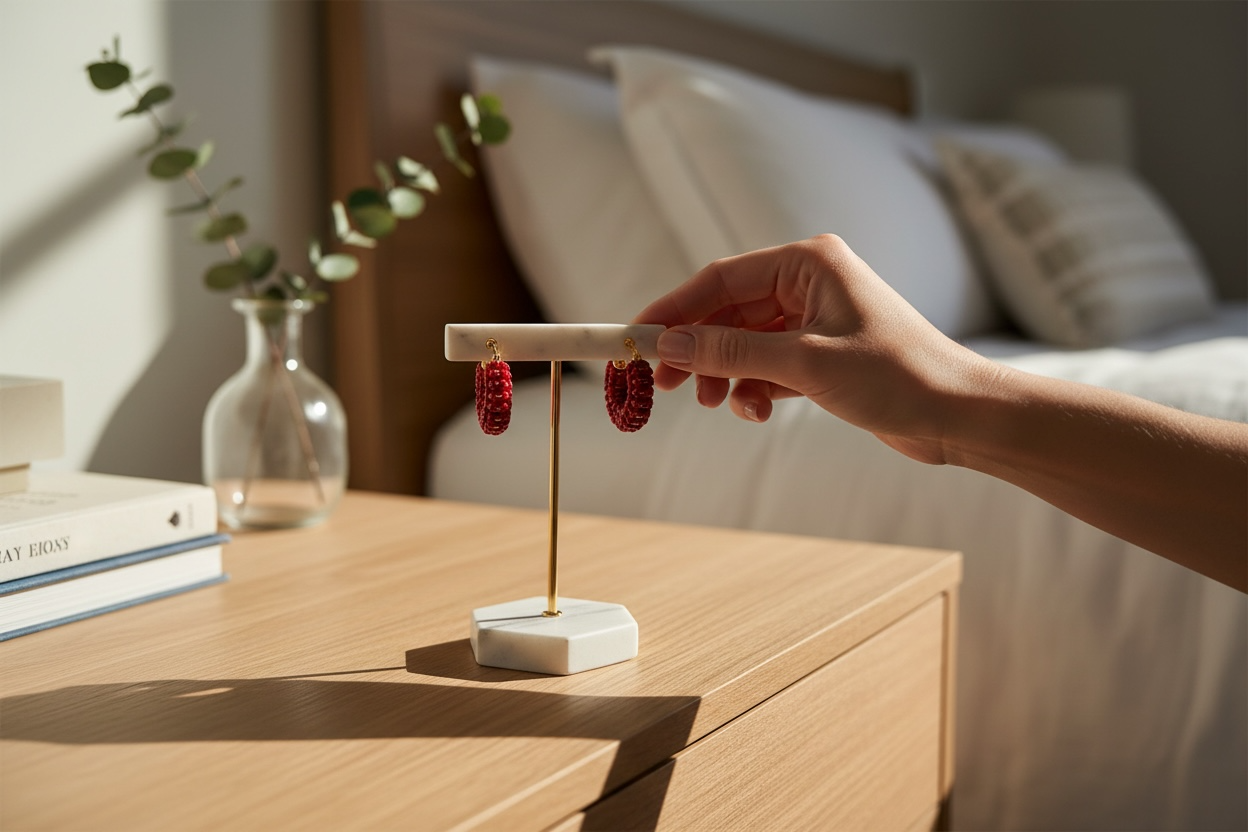 Coppia orecchini Candonguita artigianali fatti a mano da Marta Romero - gioielli colombiani