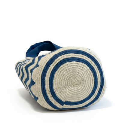 borsa wayuu doppio manico tessuta a mano