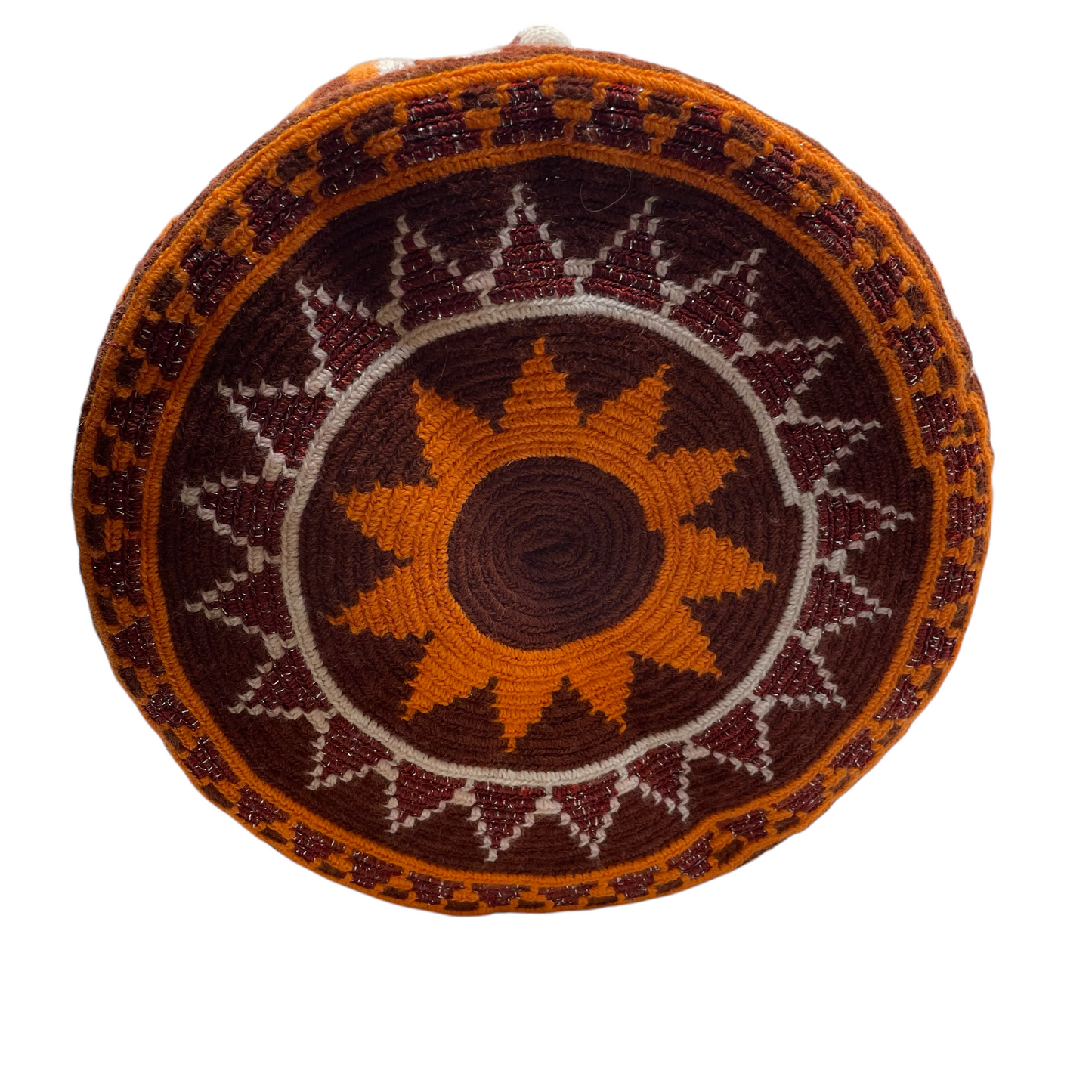 Borsa Mochila Wayuu Chiquita Colombiana, Autentica e Tessuta a mano dalle donne Wayuu.