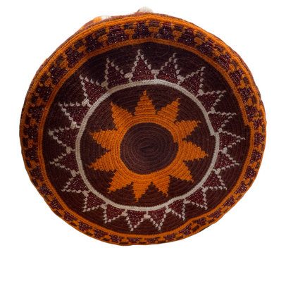 Borsa Mochila Wayuu Chiquita Colombiana, Autentica e Tessuta a mano dalle donne Wayuu.
