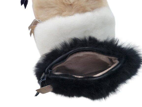 Borsa Pochette in Pelo di Alpaca