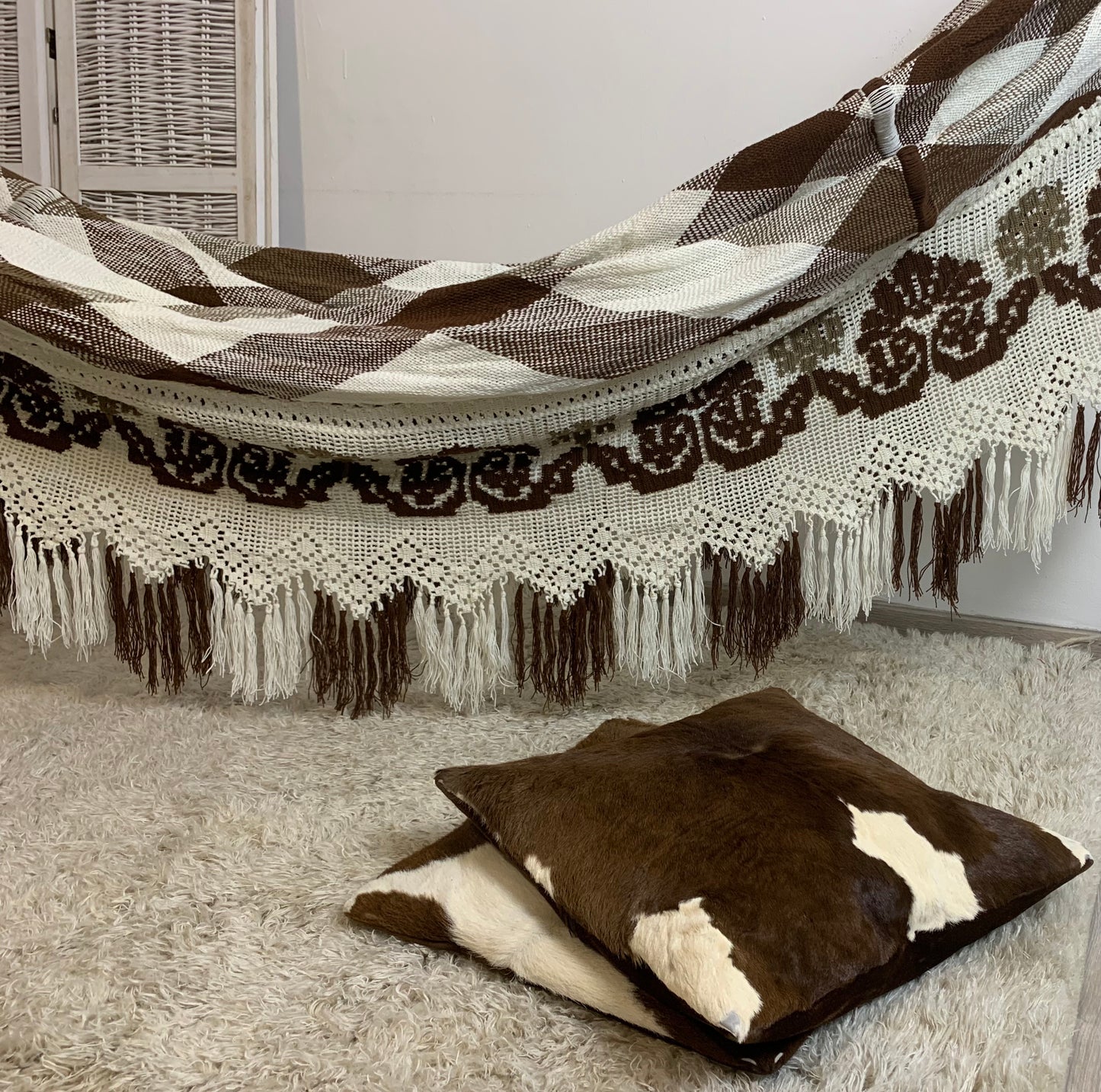 Amaca "Chinchorro" Wayuù  D.O.P, fatta a mano, Misura 2 X 2,20 m